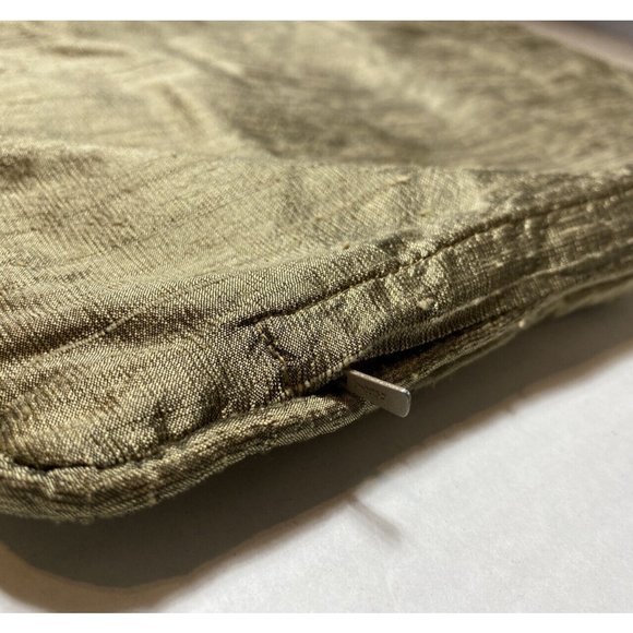 Robb & Stucky Set 3 Silk Shams Pillowcases Brown High End King Euro Luxury Bed - Picture 9 of 9